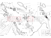 DUCATI 2018 Monster 797 HANDLEBAR AND CONTROLS [MOD:M 797]