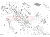 DUCATI 2018 Monster 821 REAR FRAME COMP. [MOD:M 821]