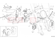 DUCATI 2018 Multistrada 950 FRONT BRAKE SYSTEM [MOD:MS950]