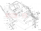 DUCATI 2018 Multistrada 950 REAR FRAME COMP. [MOD:MS950]