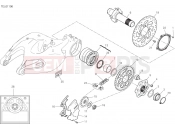 DUCATI Multistrada 1260 HUB, REAR WHEEL [MOD:MS1260]