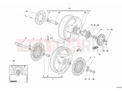 DUCATI Monster 400 Dark JAP WHEELS » FRONT WHEEL