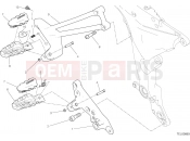 DUCATI 2018 Multistrada 1260 S FOOTRESTS, RIGHT [MOD:MS1260S]