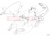 DUCATI 2018 Multistrada 1260 S REAR MUDGUARD [MOD:MS1260S]