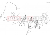 DUCATI 2018 Multistrada 1260 S WINDSHIELD [MOD:MS1260S]