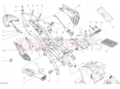 DUCATI 2018 SuperSport REAR FRAME COMP. [MOD:SS 939]