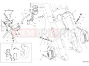 DUCATI SuperSport S FRONT BRAKE SYSTEM [MOD:SS 939 S]