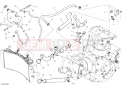DUCATI SuperSport S COOLING SYSTEM [MOD:SS 939 S]