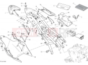 DUCATI 2019 Monster 1200 R REAR FRAME COMP. [MOD:M 1200R]
