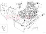 DUCATI Multistrada 950  COOLING CIRCUIT [MOD:MS950]