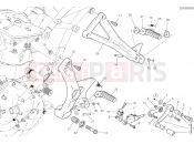 DUCATI 2019 SuperSport S FOOTRESTS, LEFT [MOD:SS 939 S]