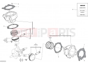 DUCATI 2020 Hypermotard 950 SP CYLINDERS - PISTONS [MOD:HYM950SP]