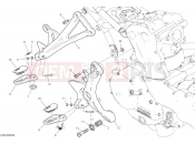 DUCATI 2020 Monster 821 FOOTRESTS, RIGHT [MOD:M 821]