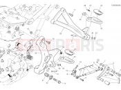 DUCATI 2020 Monster 1200 FOOTRESTS, LEFT [MOD:M 1200]