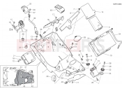 DUCATI 2020 Multistrada 1260 BATTERY HOLDER [MOD:MS1260]