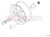 DUCATI 2020 Multistrada 1260 REAR WHEEL [MOD:MS1260]