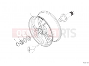 DUCATI Multistrada 1260 Pikes Peak REAR WHEEL [MOD:MS1260PP]