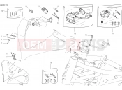 DUCATI Multistrada 1260 S FRONT WIRING HARNESS [MOD:MS1260S]
