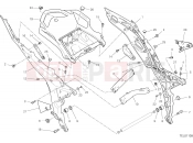 DUCATI 2020 Multistrada 1260 S D Air REAR FRAME COMP. [MOD:MS1260SA]