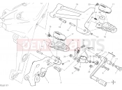 DUCATI 2020 Multistrada 1260 S D Air FOOTRESTS, LEFT [MOD:MS1260SA]