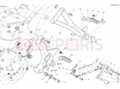 DUCATI 2020 SuperSport FOOTRESTS, LEFT [MOD:SS 939]