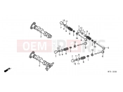 HONDA FJS600D3 ED SILVER WING 2003 E-3 CAMSHAFT/VALVE