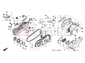 HONDA FJS600D3 ED SILVER WING 2003 E-12 SWINGARM