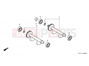 HONDA FJS600D3 ED SILVER WING 2003 E-18 BALANCER