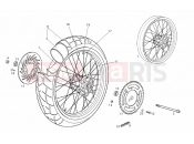 Rear wheel - Derbi Terra 125 2011