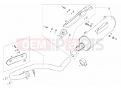 Exhaust unit - Derbi Terra 125 2012