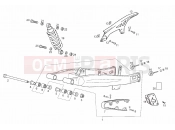 Swing arm - Shock absorber - Derbi Terra 125 2012