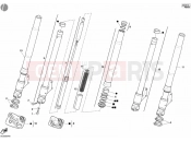 DUCATI Monster 620 Dark Single Disc FRONT FORK » FRONT SUSPENSION