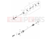 KAWASAKI MULE PRO-MX (KAF700BLF) Drive Shaft-Propeller