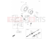 KAWASAKI MULE PRO-MX (KAF700BLF) Rear Hub