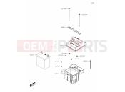 KAWASAKI MULE PRO-MX (KAF700BLF) Battery
