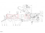 DUCATI Monster 620 Dark Single Disc EXHAUST SYSTEM » EXHAUST SYSTEM