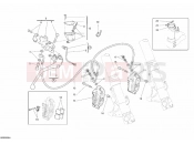 DUCATI 2005 Superbike 999 R FRONT BRAKE SYSTEM » BRAKING SYSTEM