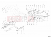 DUCATI 2005 Monster S2R 800 FOOTREST » FRAME