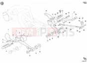 DUCATI 2005 Monster S2R 800 DARK FOOTREST » FRAME