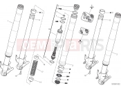 DUCATI 2021 Panigale V2 FRONT FORK [MOD:PANV2]