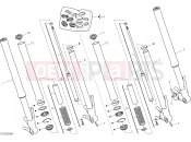 DUCATI 2021 HYPERMOTARD 950 RVE FRONT FORK [MOD:HYM RVE]