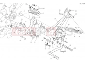 DUCATI 2021 HYPERMOTARD 950 RVE FOOTRESTS, LEFT [MOD:HYM RVE]