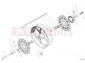 DUCATI 2021 HYPERMOTARD 950 RVE FRONT WHEEL [MOD:HYM RVE]