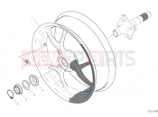 DUCATI 2021 HYPERMOTARD 950 RVE REAR WHEEL [MOD:HYM RVE]