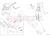 DUCATI 2021 Scrambler 1100 Dark Pro REAR BRAKE SYSTEM [MOD:SCR11DRK]