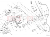 DUCATI Scrambler 1100 Pro FOOTRESTS, RIGHT [MOD:SCR11PRO]