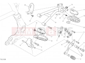 DUCATI 2021 Scrambler Desert Sled FOOTRESTS, LEFT [MOD:SCR800DS]