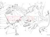 DUCATI 2021 Scrambler Desert Sled Fasthouse FOOTRESTS, RIGHT [MOD:SCR800FH]