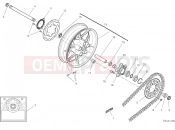 DUCATI 2020 Scrambler Icon Dark REAR WHEEL