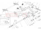 DUCATI 2016 Scrambler Flat Track Pro REAR BRAKE SYSTEM [MOD:SCR800FP]